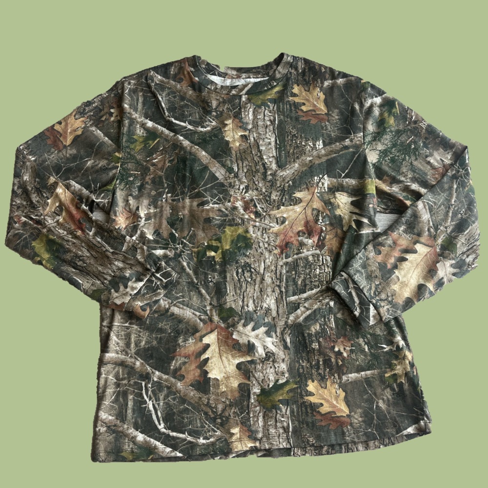 RED HEAD CAMO LONG SLEEVE CREWNECK